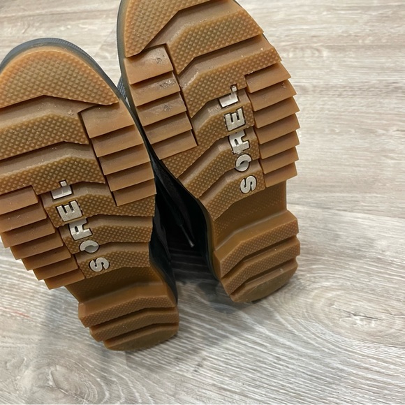 SOREL Tivoli Gray Winter Boots Waterproof Snow Faux Fur - Picture 9 of 9